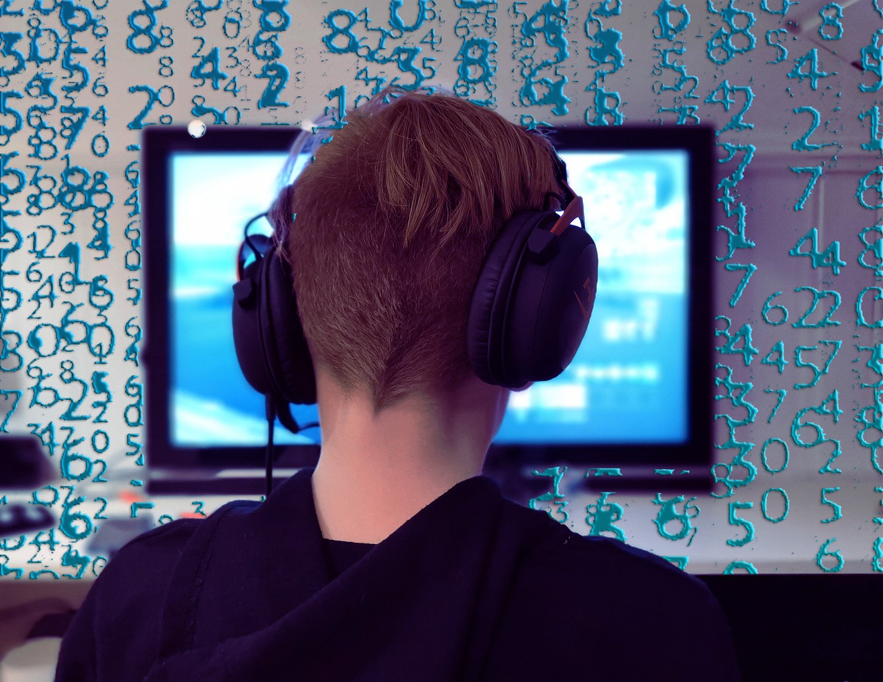 Gamer jogando