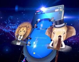 Ilustração de jogo de poker online