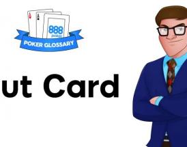 carta de corte ou cut card, no inglês