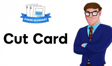 carta de corte ou cut card, no inglês
